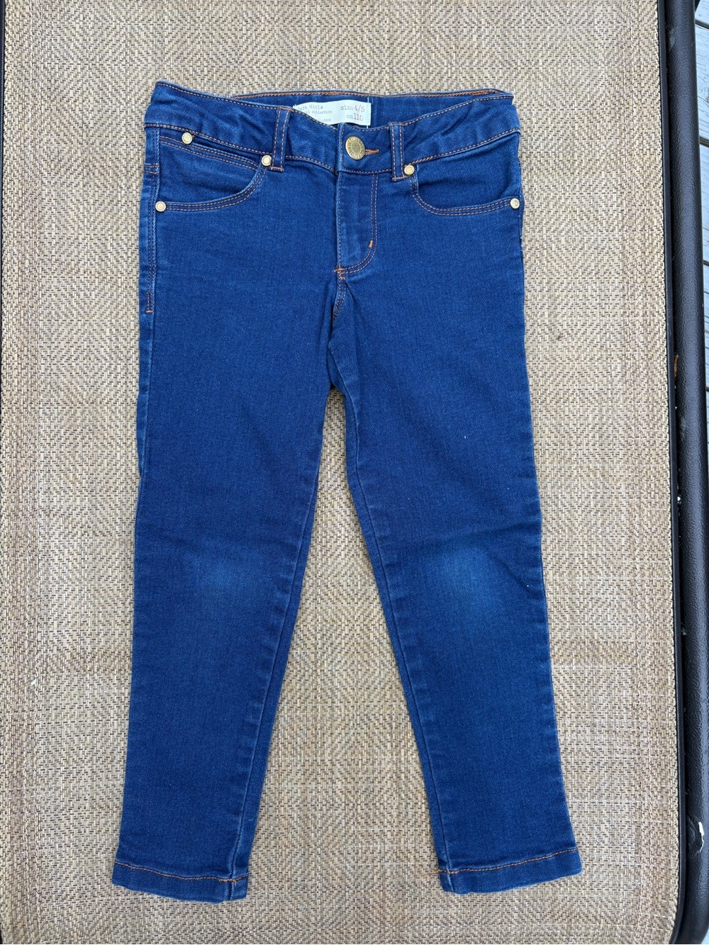 Zara Girls Dark Blue Slim Jeans